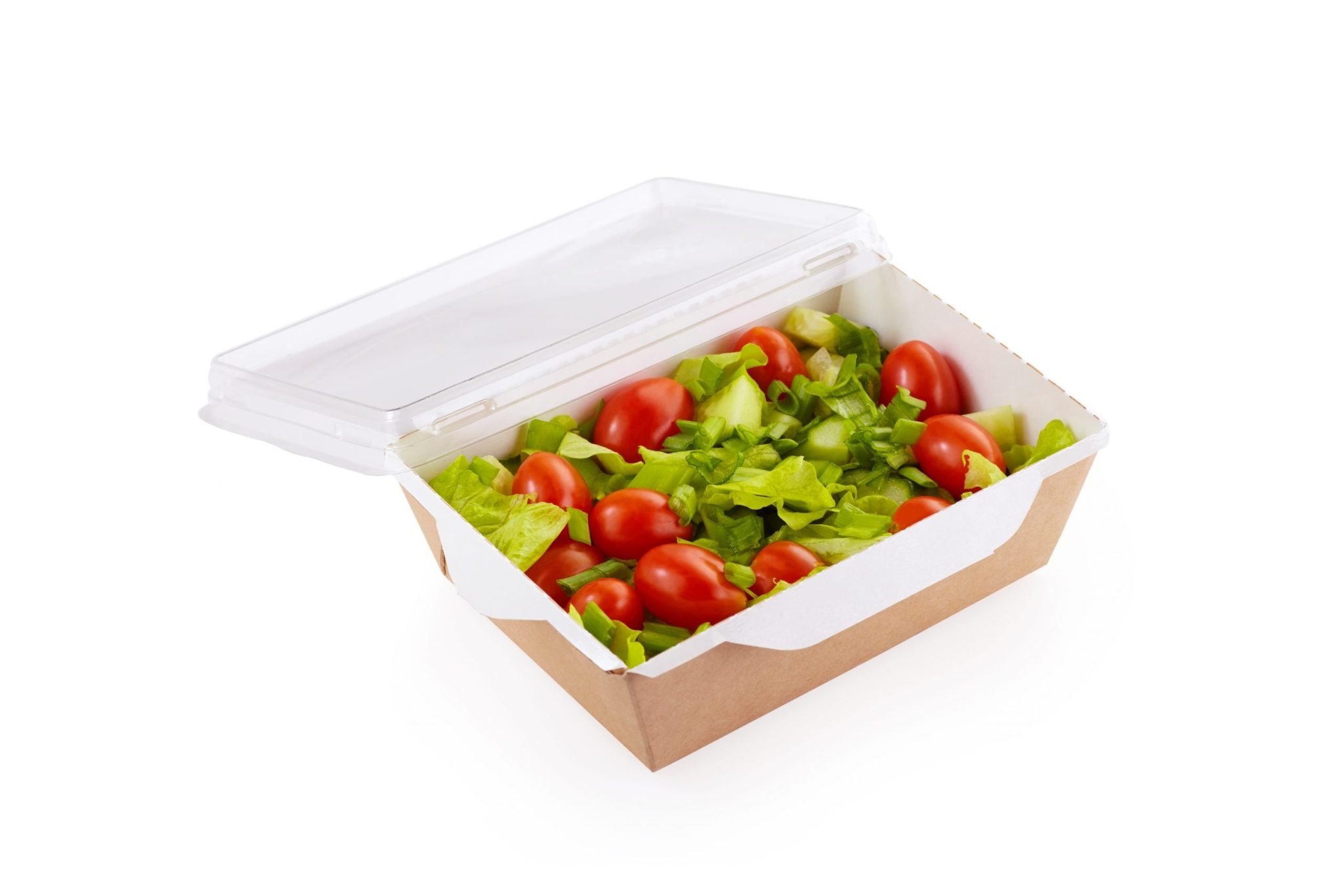 Dėžutė salotoms ECO OPSALAD (Balta)
