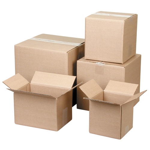 Paprastos-gofrokartono-dėžės