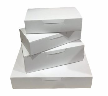 Kartoninės atverčiamos dėžutės (balta/ruda)