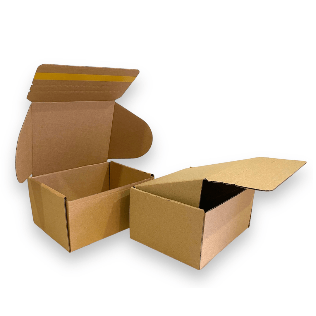 Dėžutė su lipnia juostele, ruda/ruda