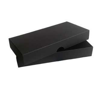 Dviejų dalių dėžutė 200x90x30 mm, juoda/juoda