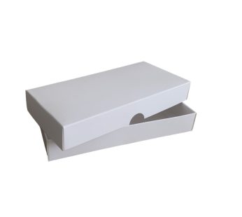 Dviejų dalių dėžutė 200x90x30 mm, balta/balta