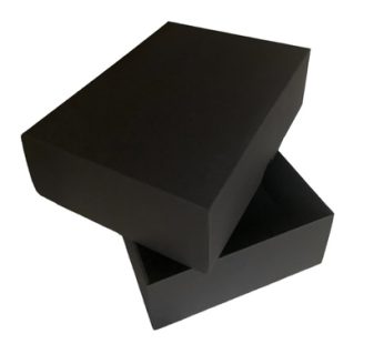 Dviejų dalių dėžutė 210x150x65 mm, juoda/juoda